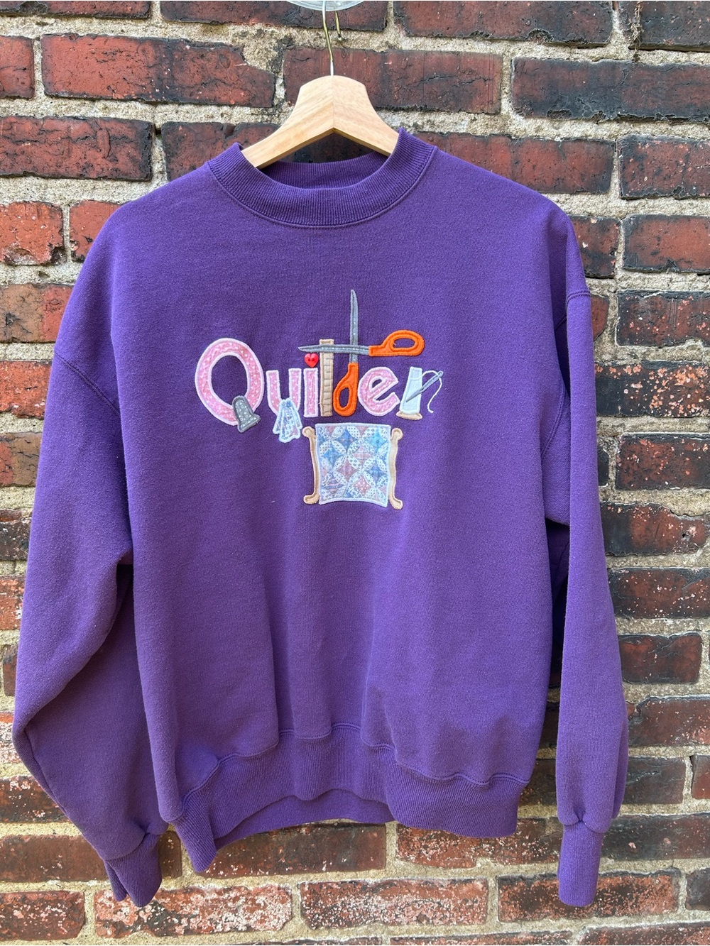 Vintage 1990s ‘Quilter” Sweatshirt - size M